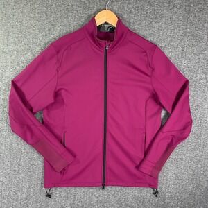 Greyson Jacket Men Medium Full Zip Golf Performance Preppy Modern